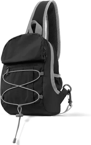 Crossbody Sling Backpack Sling Bag for Women Men, Crossbody Shoulder Blet Bags, Travel Daypack bag Purse for women