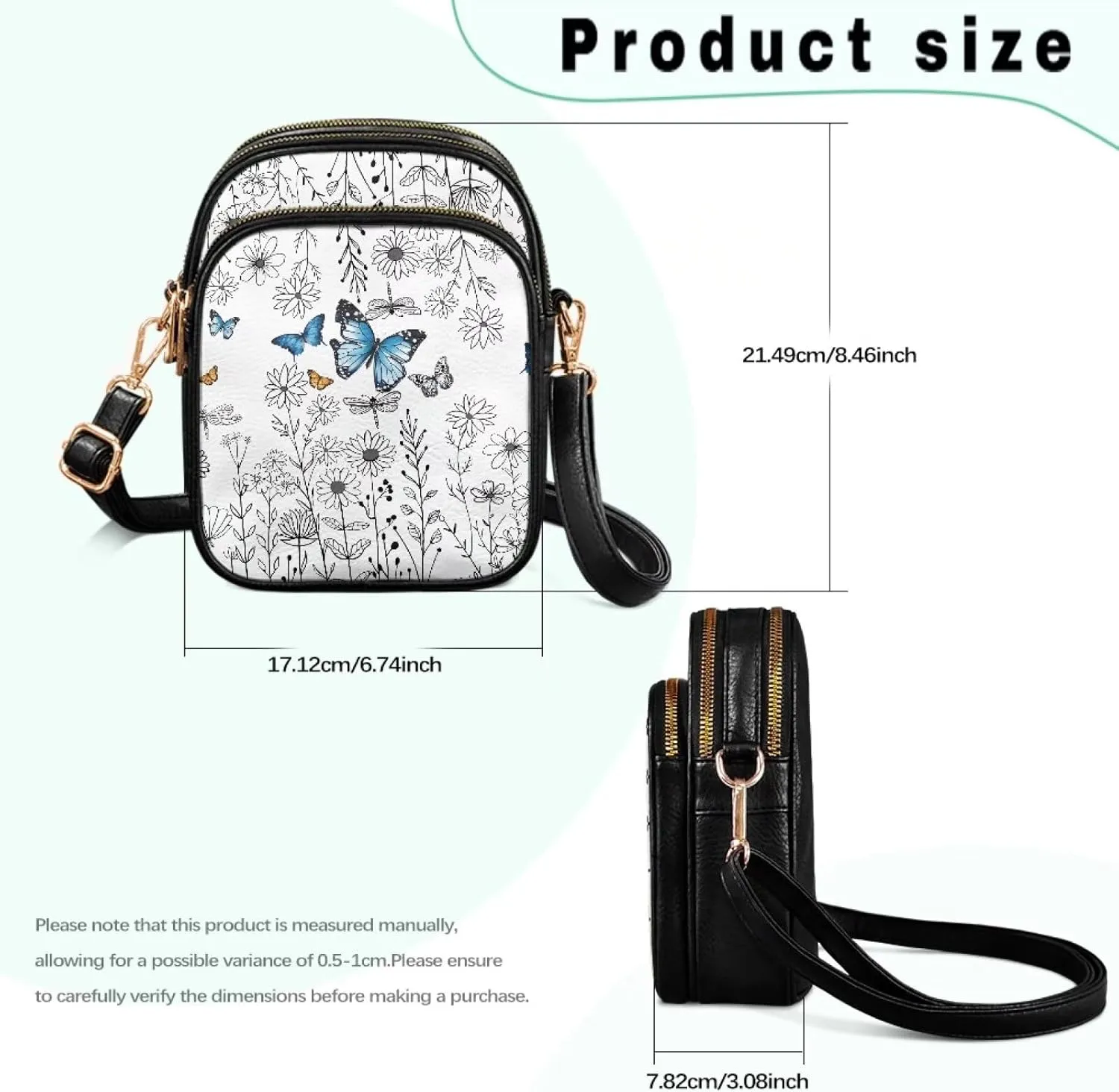 Crossbody Sling Bags for Women Crossbody Cell Phone Purse Wallet Sling Bag Shoulder Strap Lightweight Small Satchel