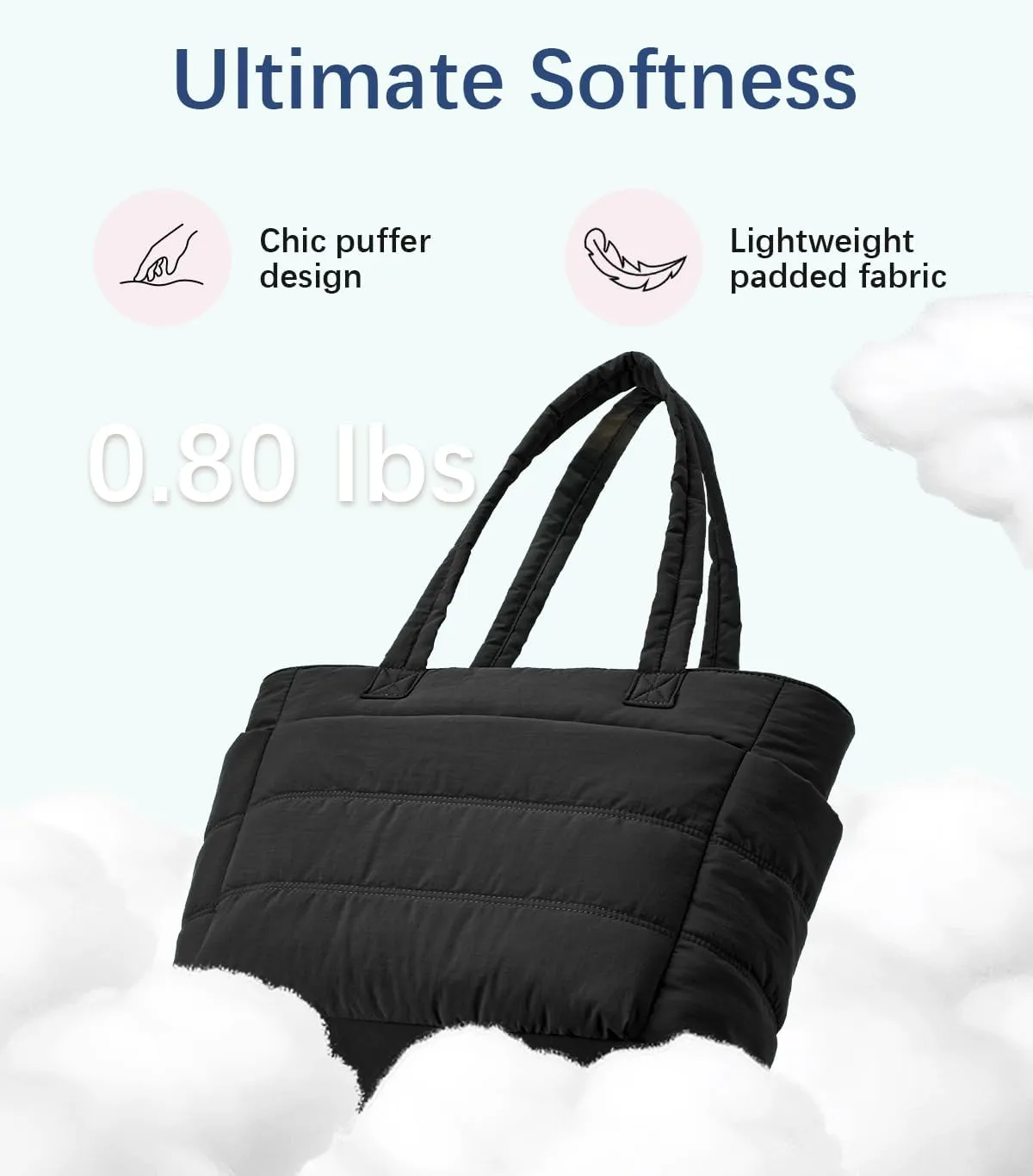 Crossbody Tote Bag for Women Medium Size Travel Tote Bags for Work with Zipper Shoulder Bag with Compartments