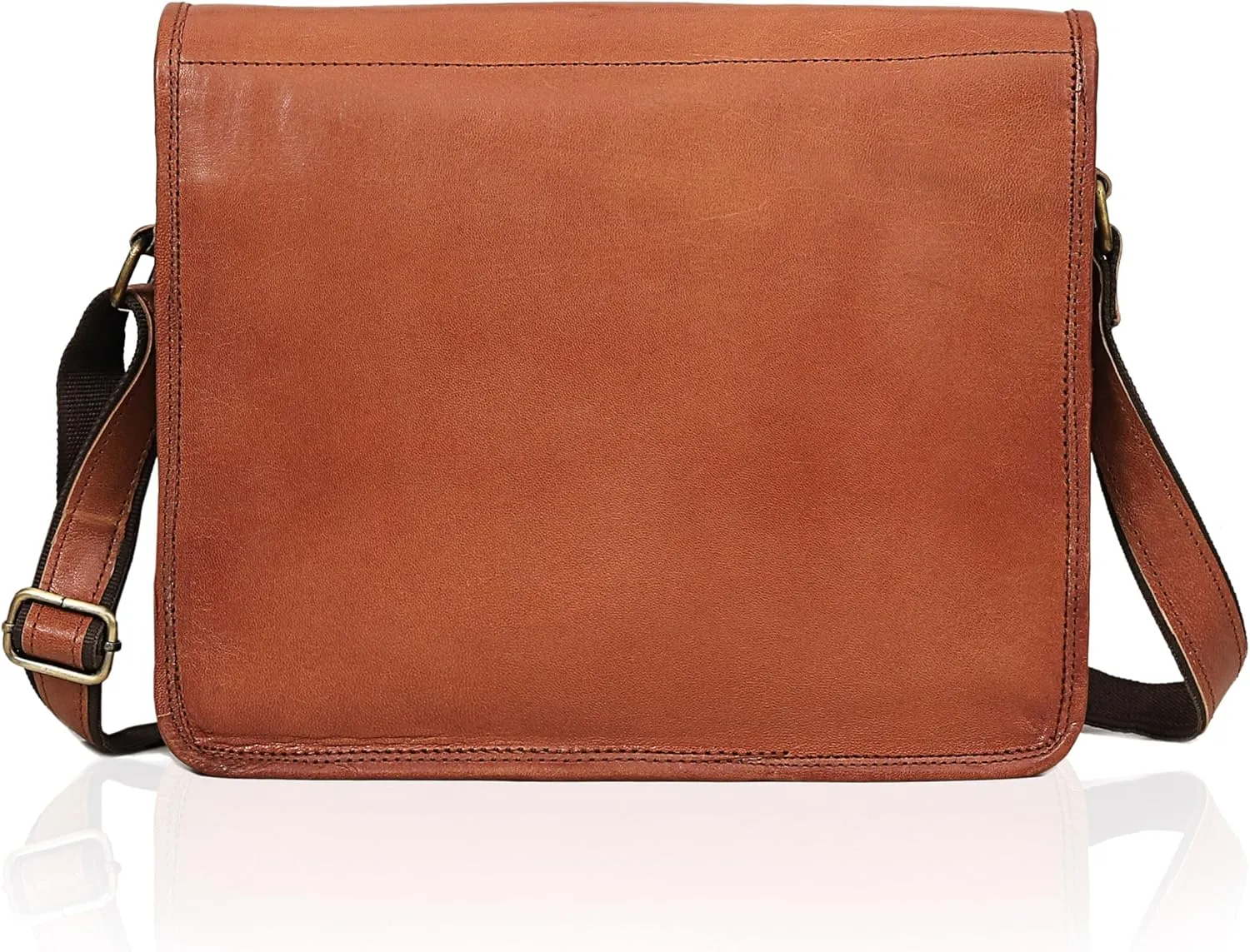 cuero Genuine Leather iPad/Tablet Bag Messenger Bag Small Briefcase CrossBody Shoulder Bag for Men and Women