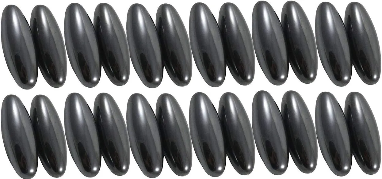 Curious Minds Busy Bags 12 Sets (24 Magnets) Magnetic Rattlesnake Egg Buzz Noise-Making Toy - Singing Clanking Strong Magnet Noisemaker - Novelty Toy - Science Party Favors