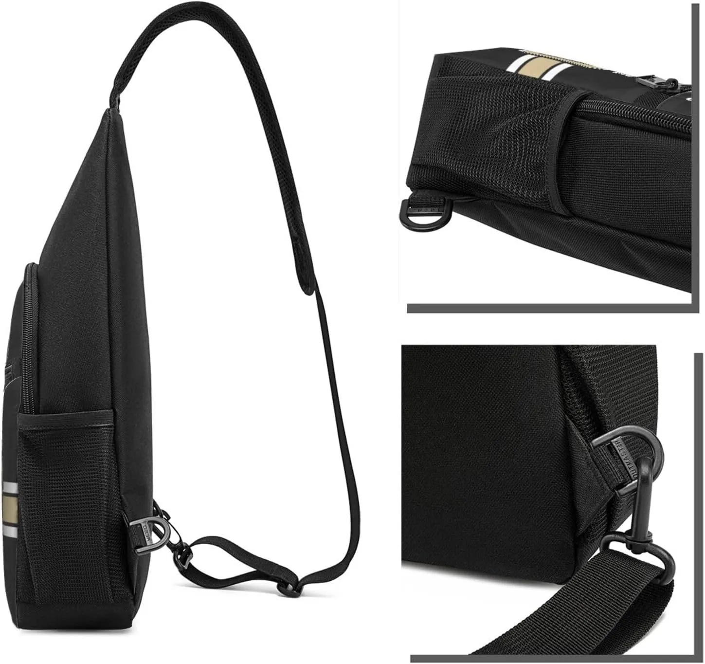 Custom Sling Bag, Personalized Crossbody Bags with Name and Number, Customize Sling Shoulder Backpack