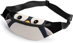 Cute Penguin Fanny Pack for Women Men Waist Bag Waterproof Belt Bag with Adjustable Strap