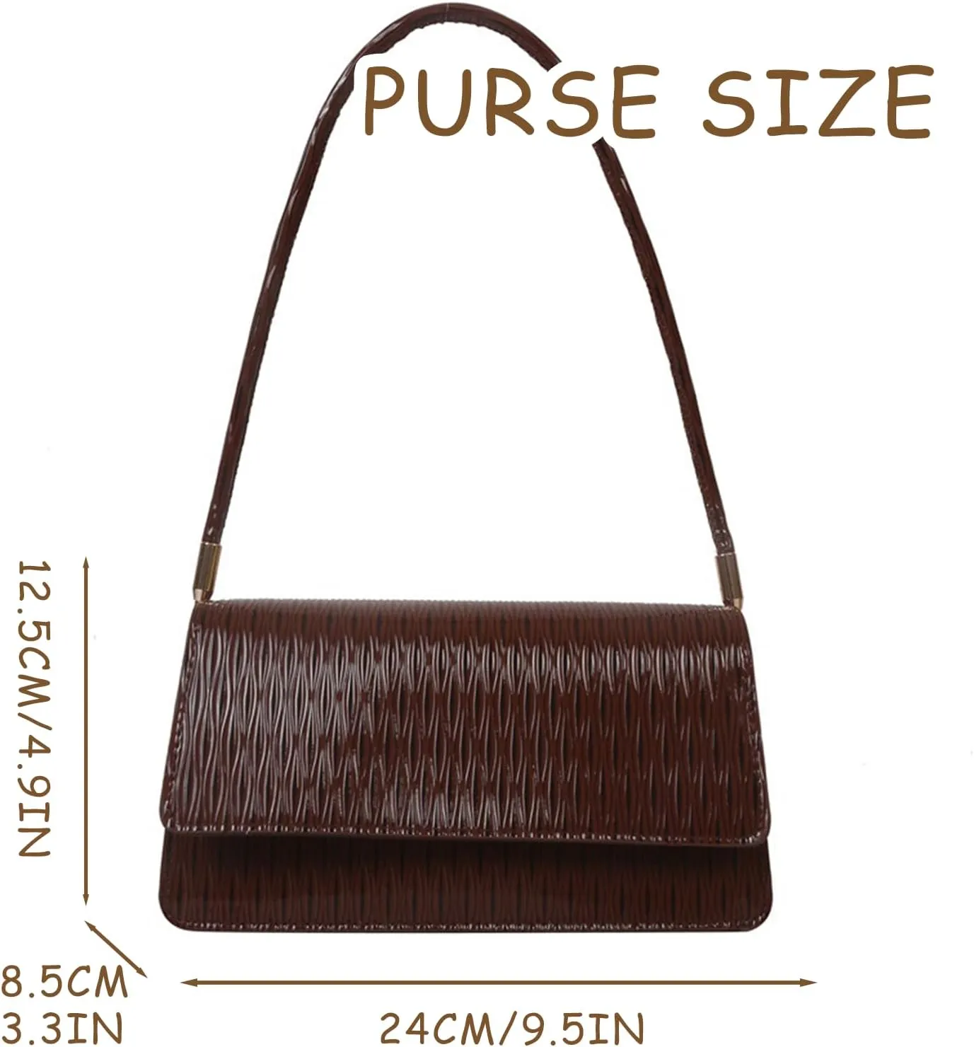 Cute Purse Small Bag Chic Mini Purses Retro Classic Elegance Sleek Minimalist French Vintage Handbag