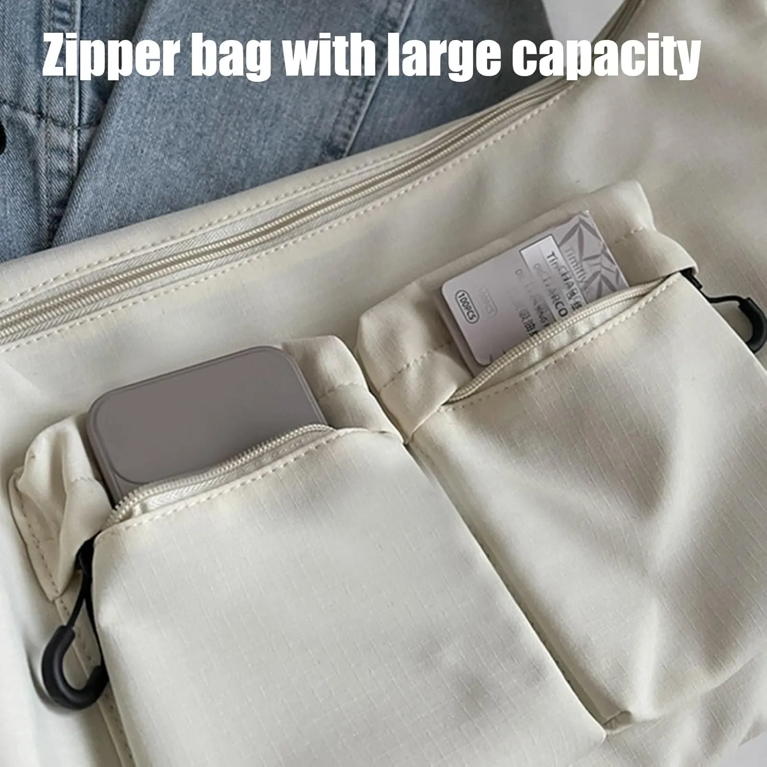 Dallaswind Large Capacity Messenger Canvas Bag, Large Crossbody Bag Shoulder Purse, Vintage Water Resistant Canvas Satchel