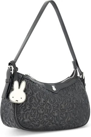 Danielle Nicole Miffy Shoulder Bag, Women's Quilted Mini Handbag with Adjustable Shoulder Strap, One Size