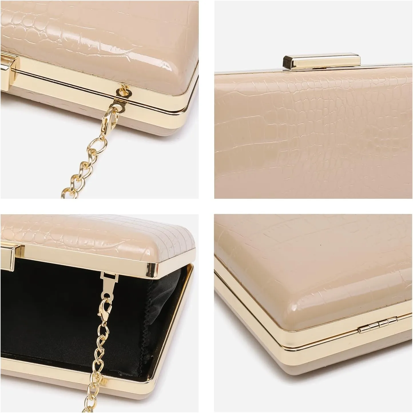 Dasein Women Evening Purses Clutch Bags Formal Party Clutches Wedding Purses Cocktail Prom Handbags
