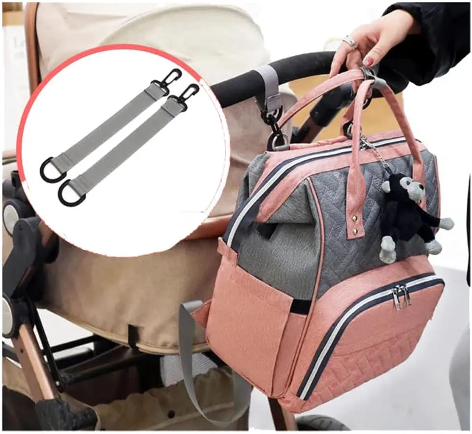 Diaper Backpack Large Diaper Bag Portable Nappy Bag Travel Baby Bag With USB Charging Port (Black1)