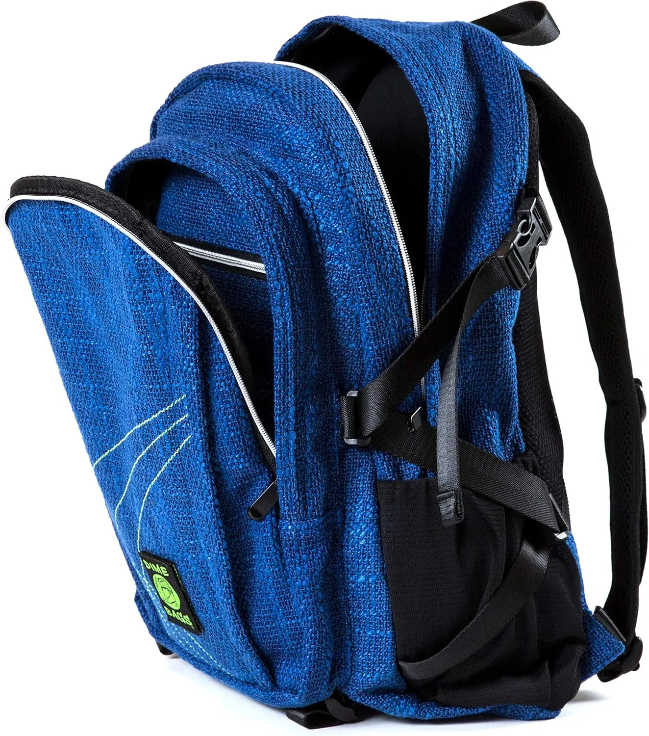 DIME BAGS - Classic Backpack - Backpack for All Genders - Includes & Airtight (Hemp Material, Midnight)