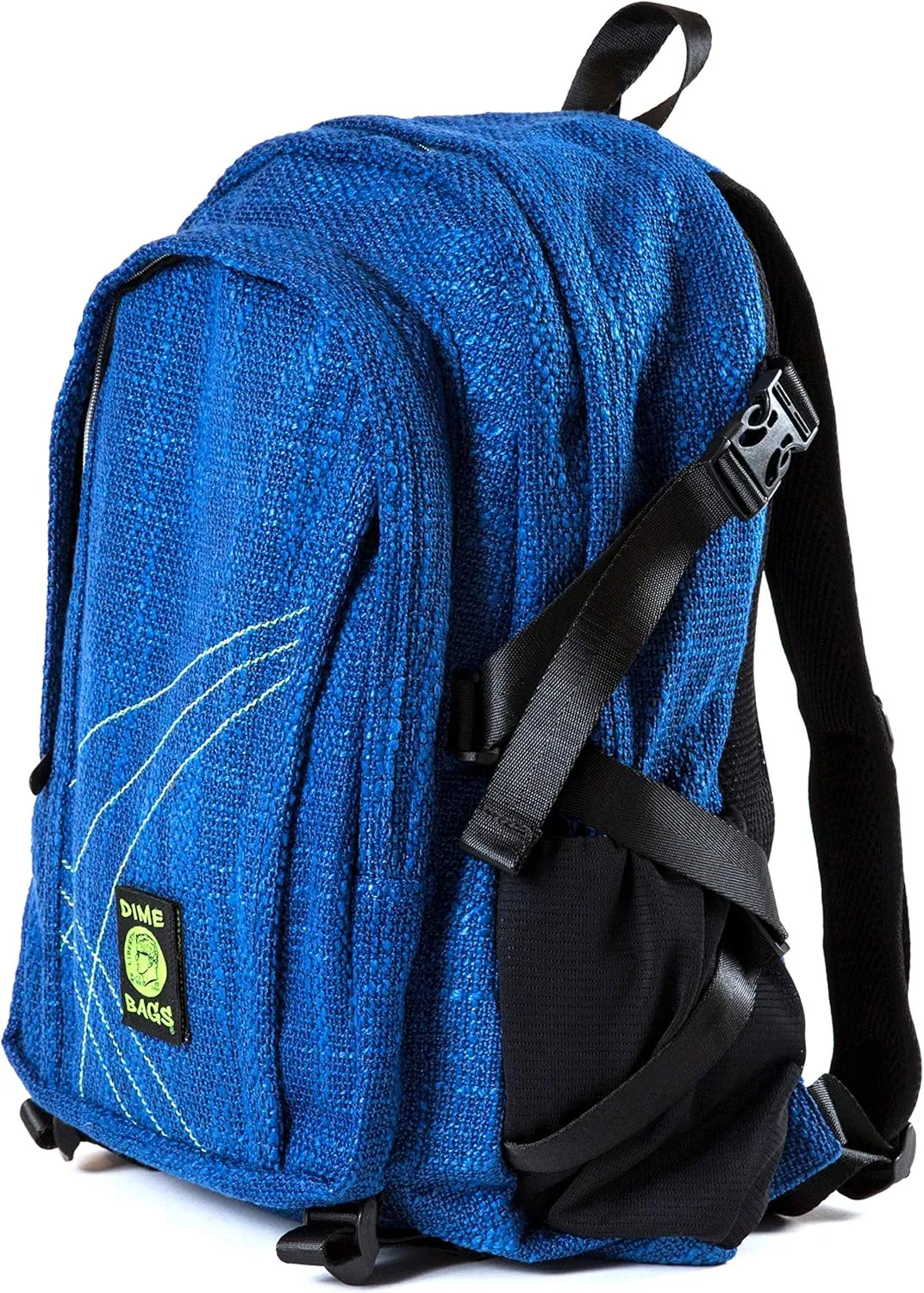 DIME BAGS - Classic Backpack - Backpack for All Genders - Includes & Airtight (Hemp Material, Midnight)