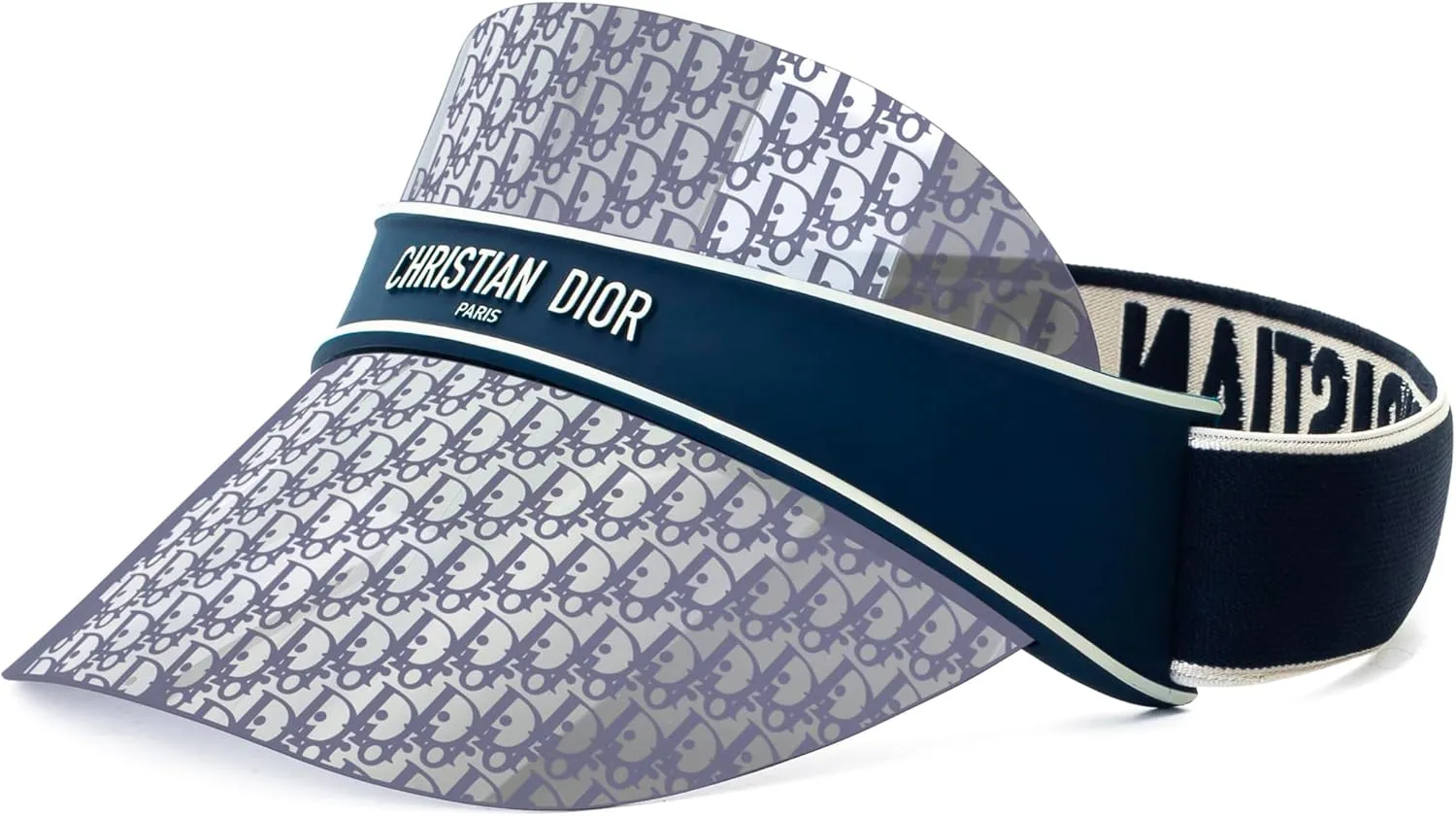 Dior DiorClub V1U Blue/Silver Dioroblique one size fits all women Sunglasses