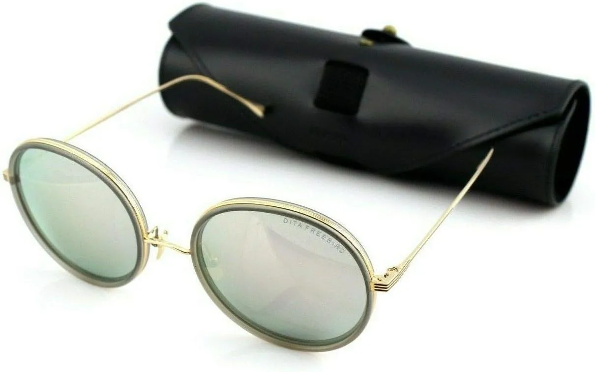 Dita - Freebird Gray Oval Women Sunglasses - 54mm