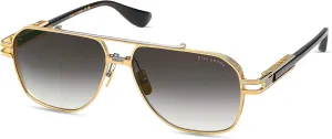 Dita KUDRU YELLOW GOLD ANTIQUE SILVER W/GREY SHADED 61/14/145 unisex Sunglasses