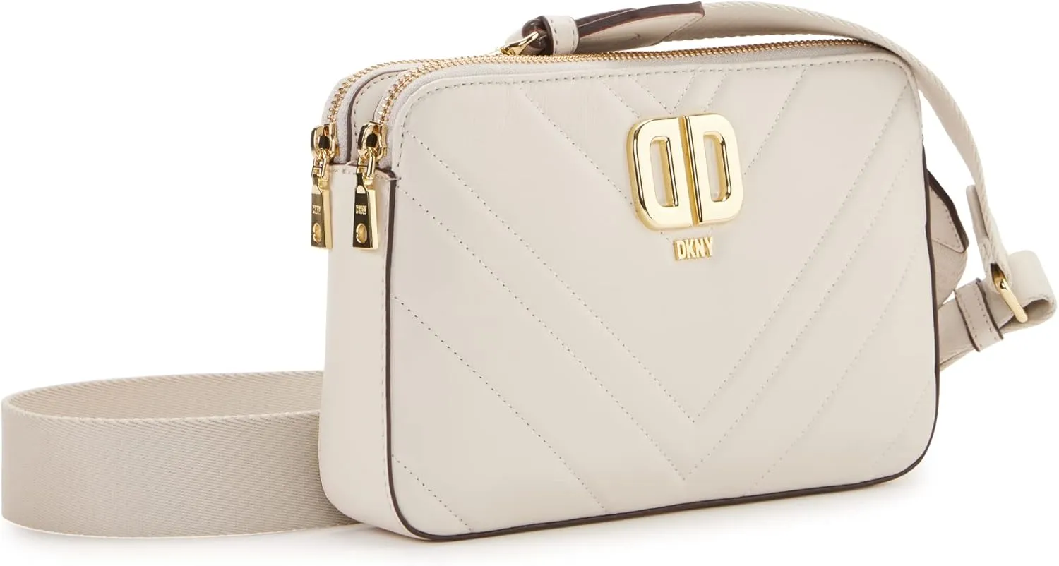 DKNY Delphine Double Zip Crossbody