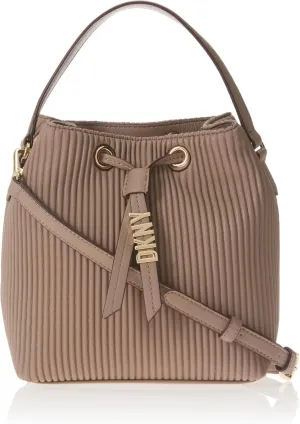 DKNY Shane Drawstring Bucket, Toffee