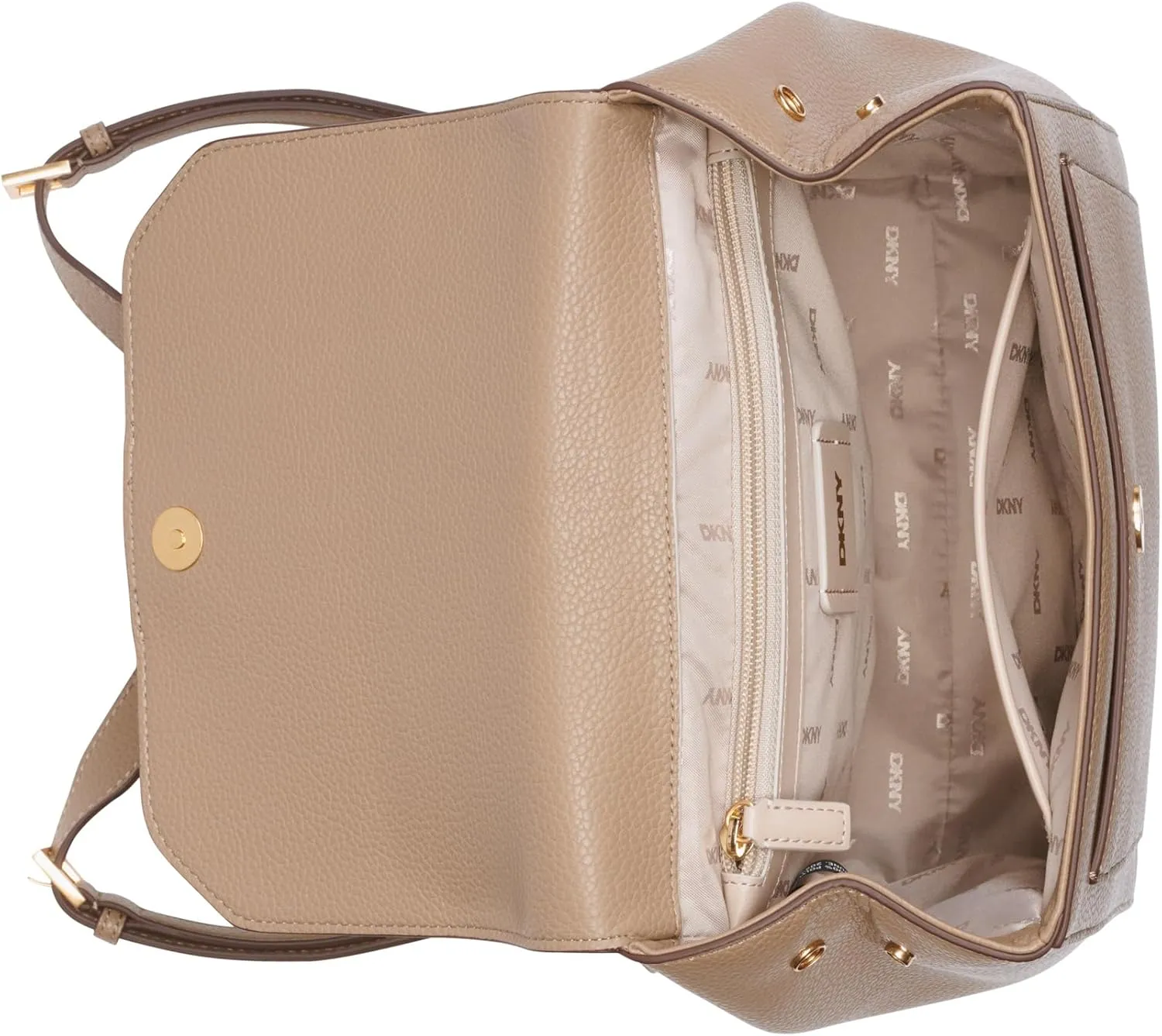 DKNY Women's Robin Backpack, Shitake, One Size