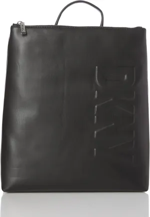 DKNY Women's Tinsley Backpack, Black/Silver, One Size