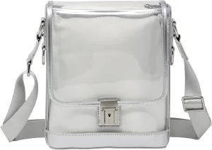 DOMINIE Messenger Unisex Holographic Leather/TPU Satchel Bag