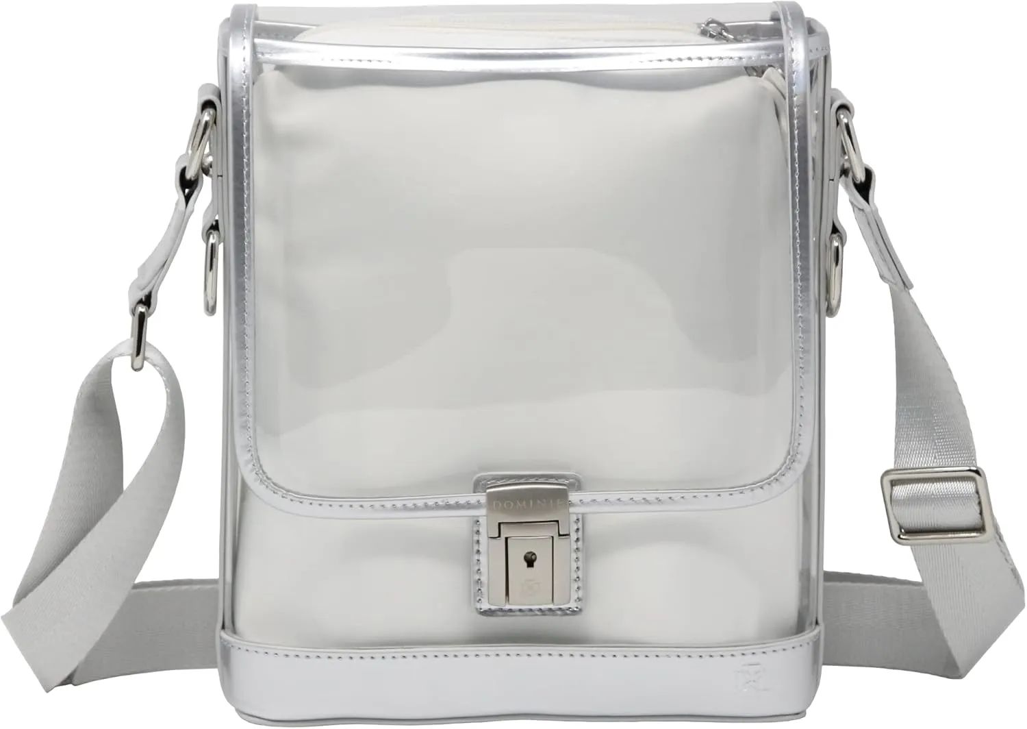 DOMINIE Messenger Unisex Holographic Leather/TPU Satchel Bag