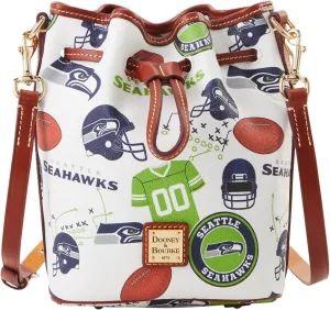 Dooney & Bourke Handbag, Nfl Seahawks Small Drawstring Crossbody
