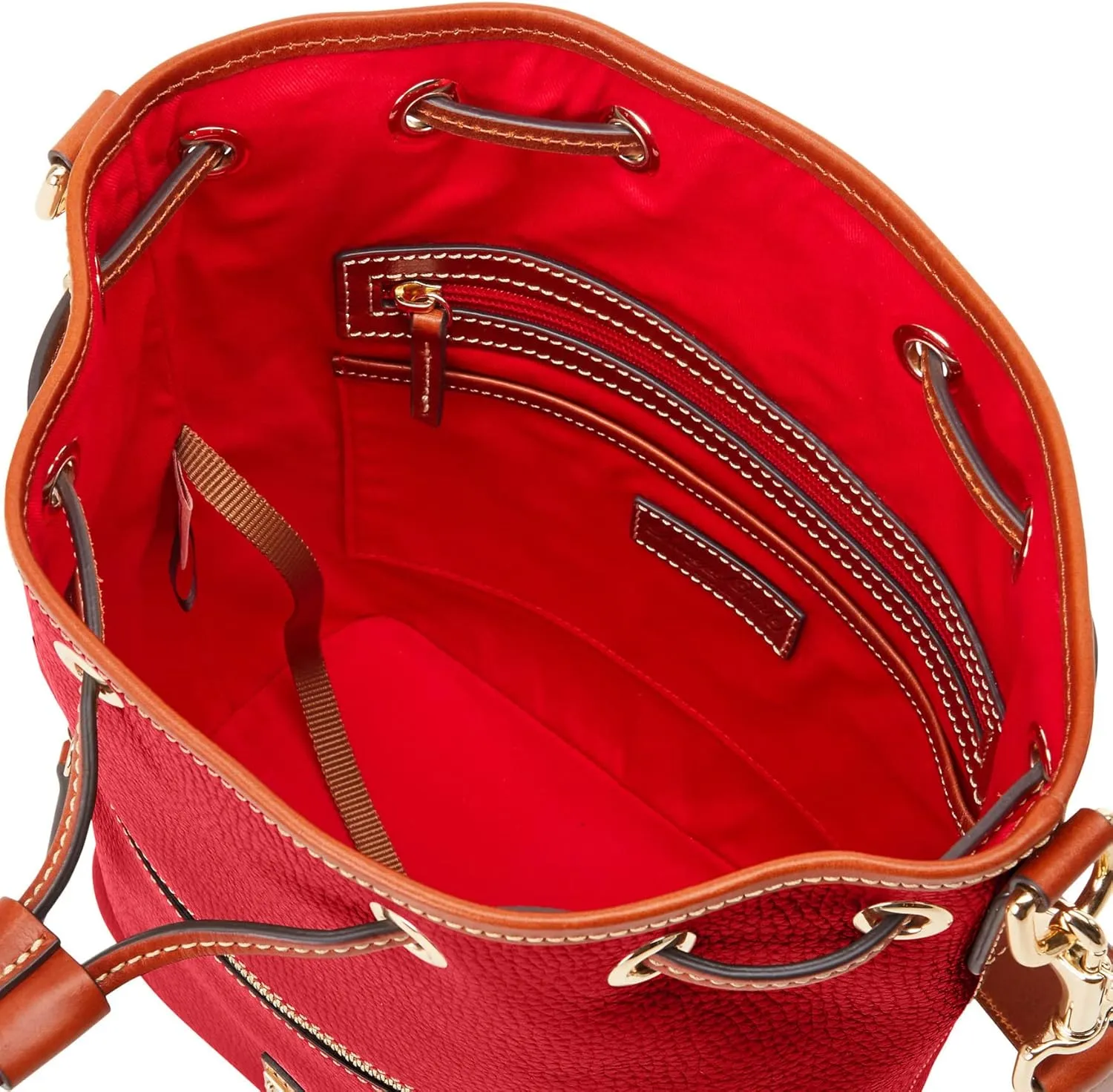 Dooney & Bourke Handbag, Pebble Grain Drawstring - Blue