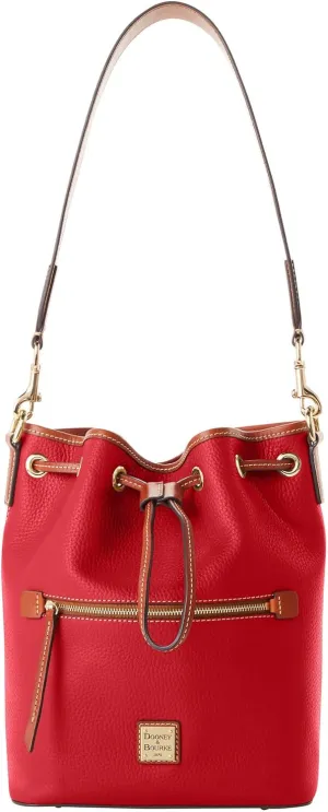 Dooney & Bourke Handbag, Pebble Grain Drawstring - Blue