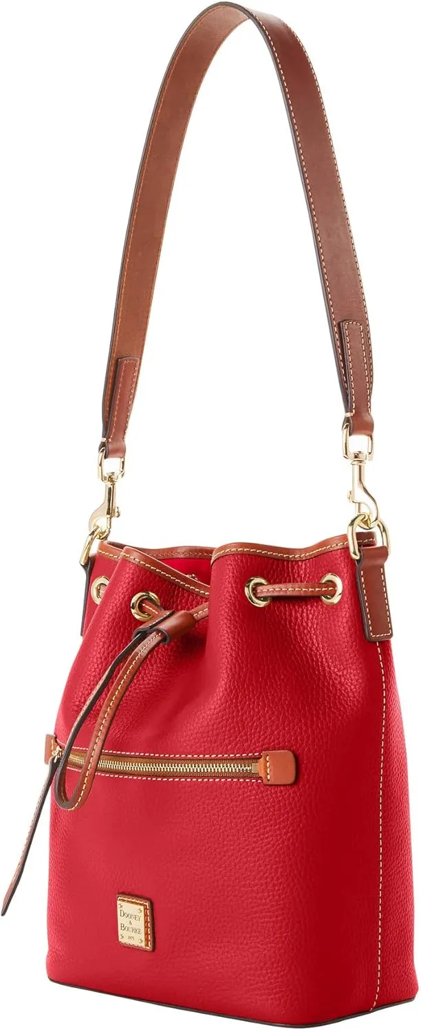 Dooney & Bourke Handbag, Pebble Grain Drawstring - Blue