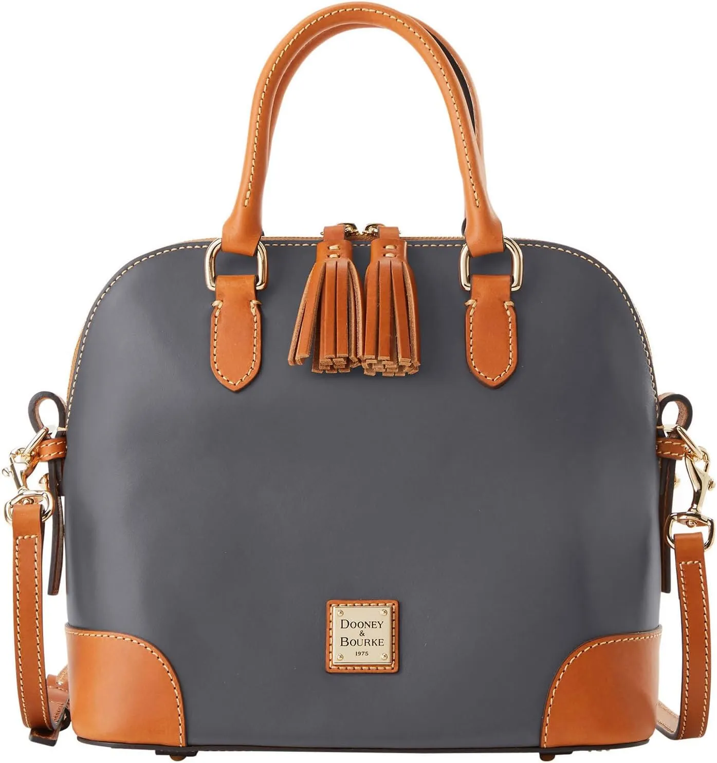 Dooney & Bourke Handbag, Wexford Leather Domed Satchel
