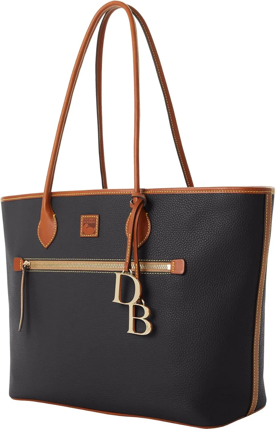 Dooney & Bourke Large Tote Bags for Women, Large Leather Tote Bag with Zipper Pockets and Long Shoulder Straps