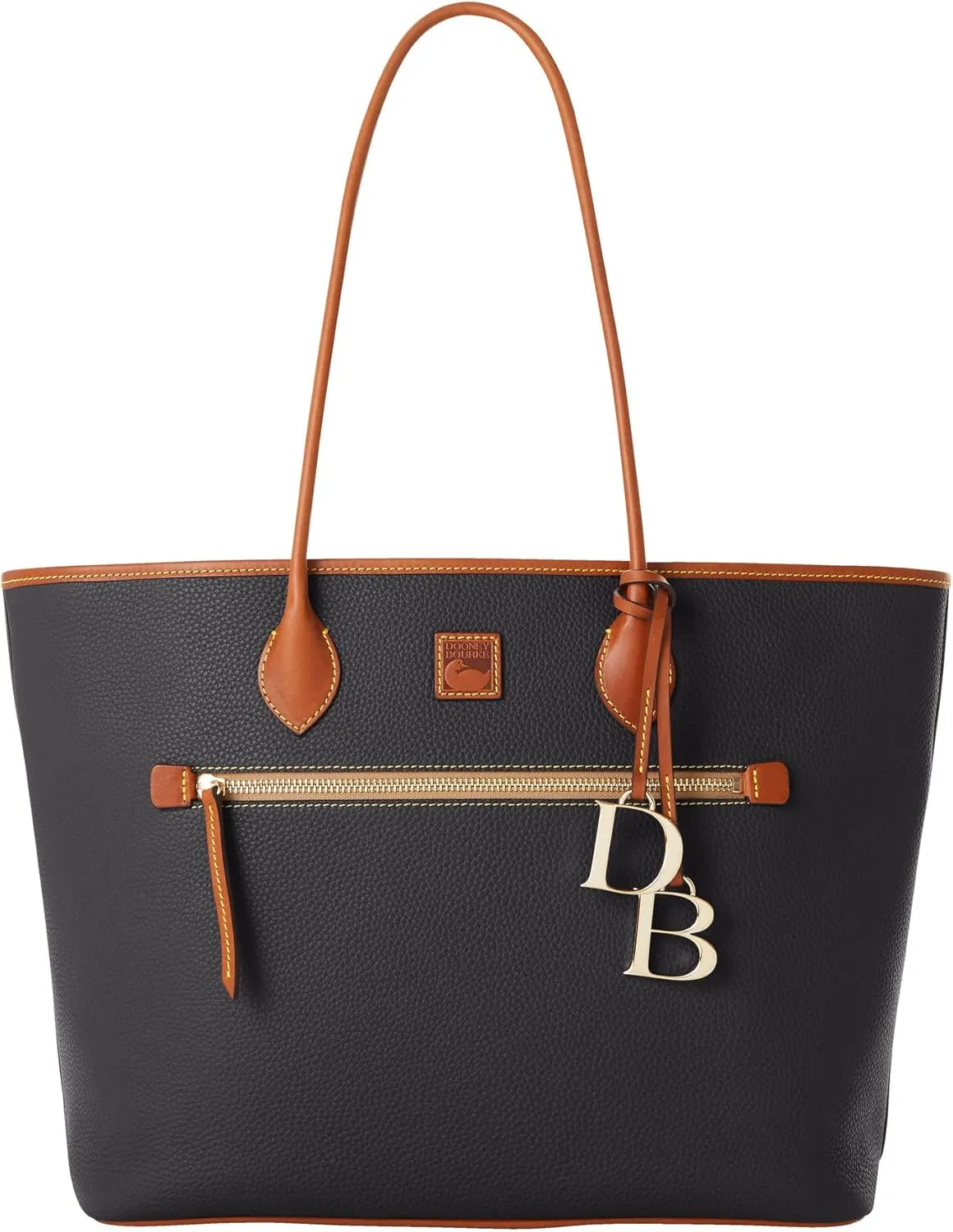 Dooney & Bourke Large Tote Bags for Women, Large Leather Tote Bag with Zipper Pockets and Long Shoulder Straps