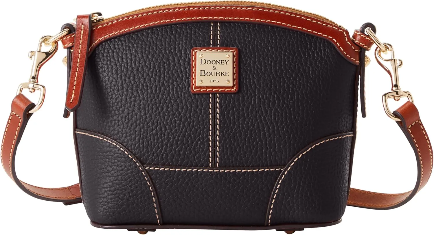 Dooney & Bourke Mini Crossbody Bags for Women, Small Leather Domed Crossbody Purses
