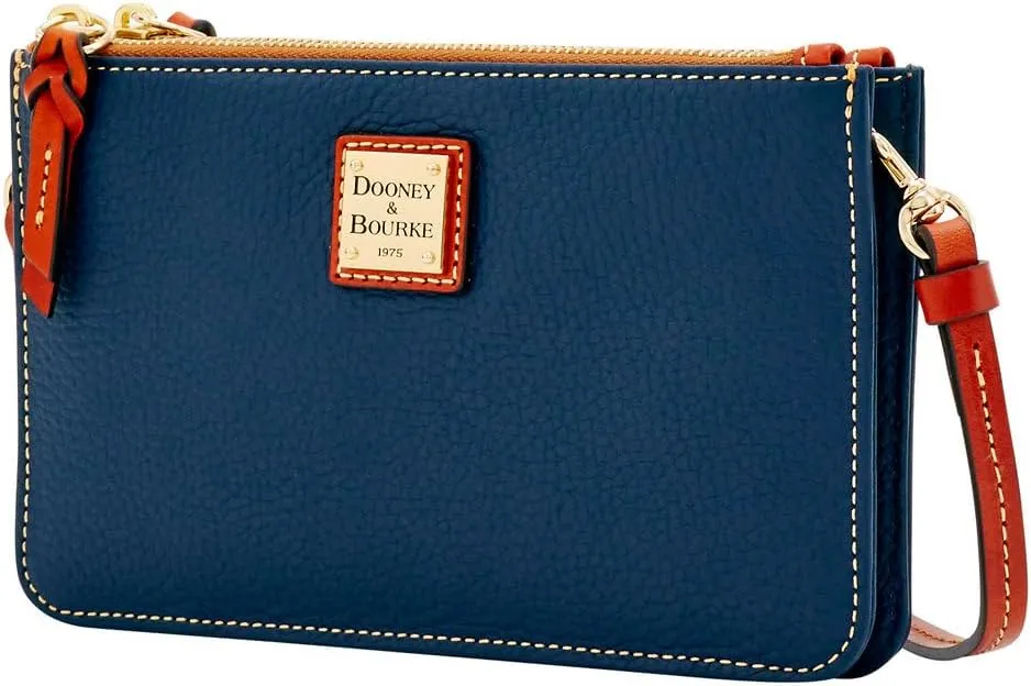 Dooney & Bourke Small Crossbody Bags for Women, Leather Ella Crossbody Clutch Purse with Removable Strap