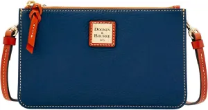 Dooney & Bourke Small Crossbody Bags for Women, Leather Ella Crossbody Clutch Purse with Removable Strap