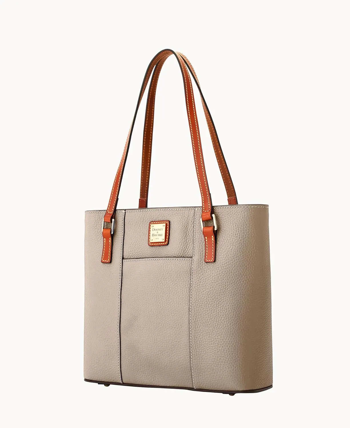 Dooney & Bourke Women's Small Lexington Tote in Pebble Grain Leather, Handbag with Long Leather Shoulder Straps
