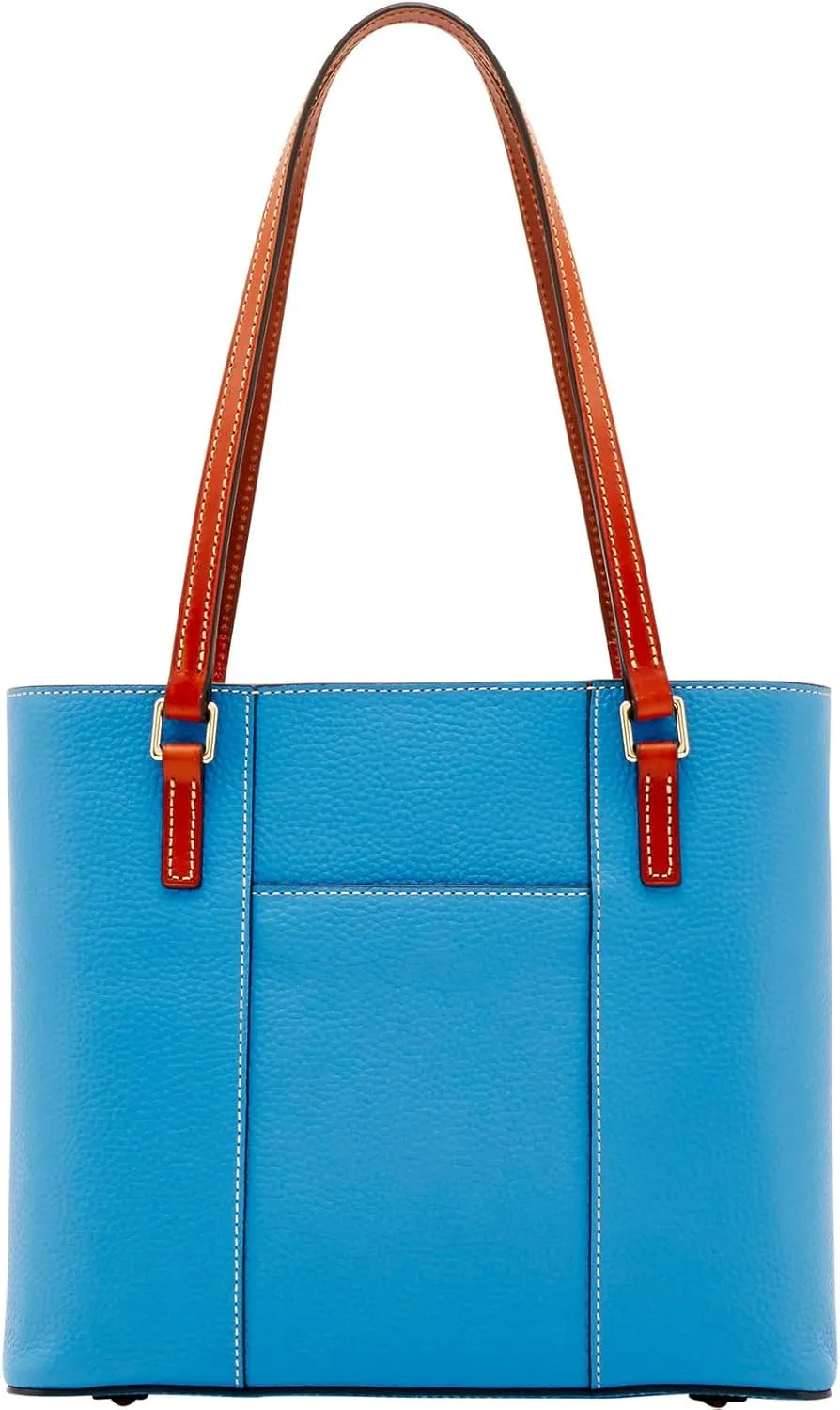 Dooney & Bourke Women's Small Lexington Tote in Pebble Grain Leather, Handbag with Long Leather Shoulder Straps