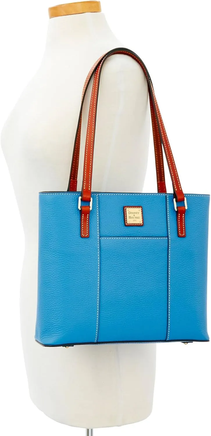 Dooney & Bourke Women's Small Lexington Tote in Pebble Grain Leather, Handbag with Long Leather Shoulder Straps