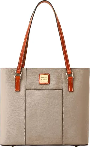 Dooney & Bourke Women's Small Lexington Tote in Pebble Grain Leather, Handbag with Long Leather Shoulder Straps