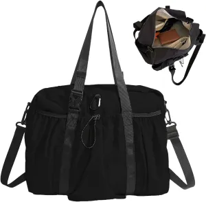 Drawstring Bucket Bag Nylon Crossbody Tote Bag Handbags for Women