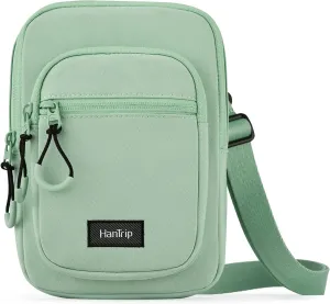 Durable Crossbody Bag for Men and Women Adjustable Shoulder Sling Bag with Multiple Zipper Pockets Unisex Daypack