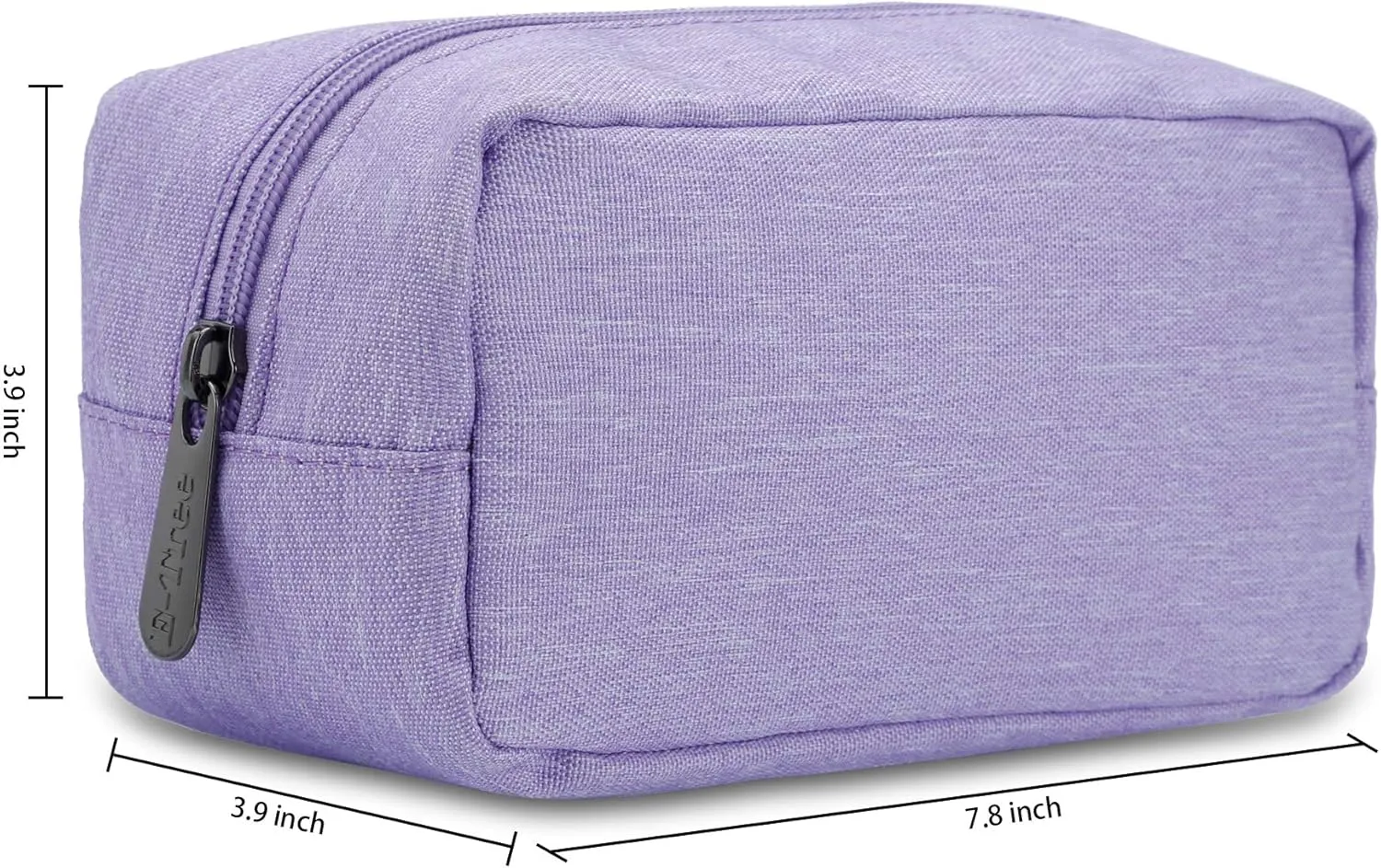 E-Tree Makeup Bag,Medium Travel Make up Pouch for Purse,Zipper Cosmetic Brush Skin Care Case for Women Man,Toiletry Bags,Tech Electronic Organizer,Small Canvas Storage for Personal Items,Purple