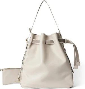 ECCO Large Sail Bag, Taupe Pebbled Leather