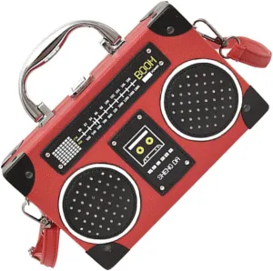 Elegant Female Handbags Radio Shape Shoulder Pouch Fashionable Shoulder Purses
