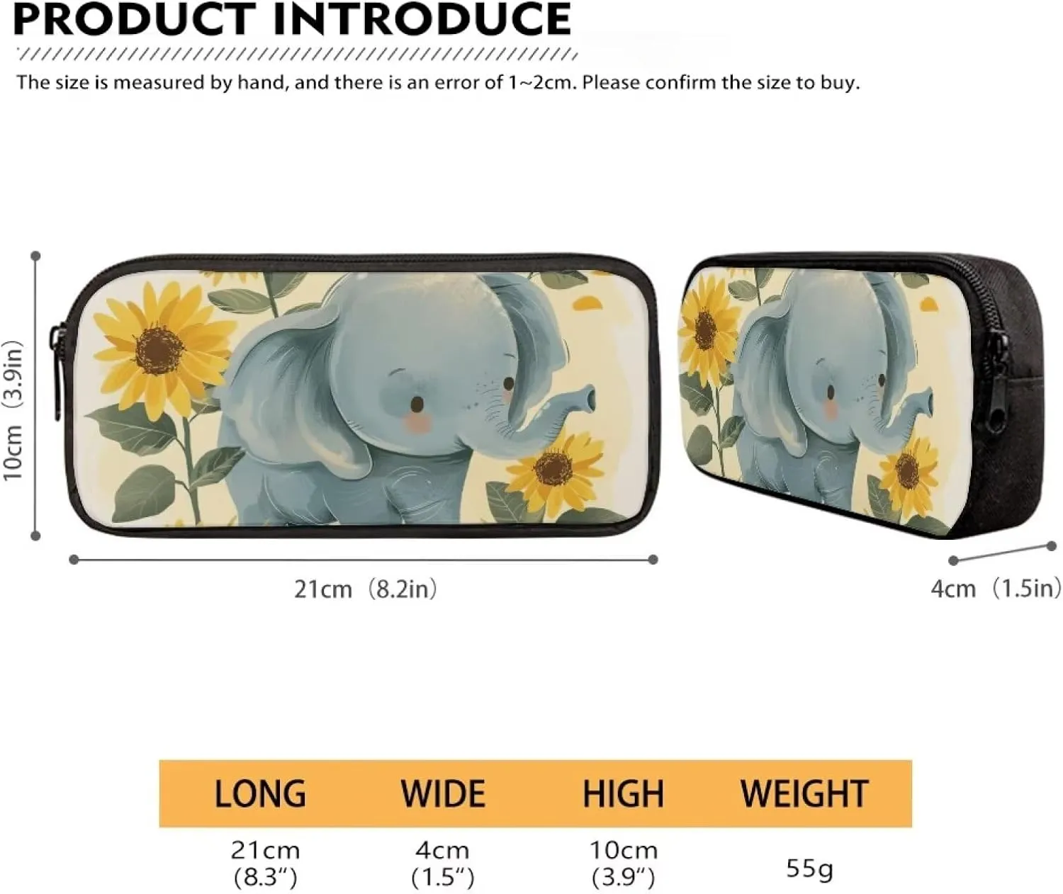 Elephant Backpacks for Girls 10-12 with Lunchbox Kids Backpack Boys Elementary School Casual Daypack Travel Rucksack with Water Bottle Pocket