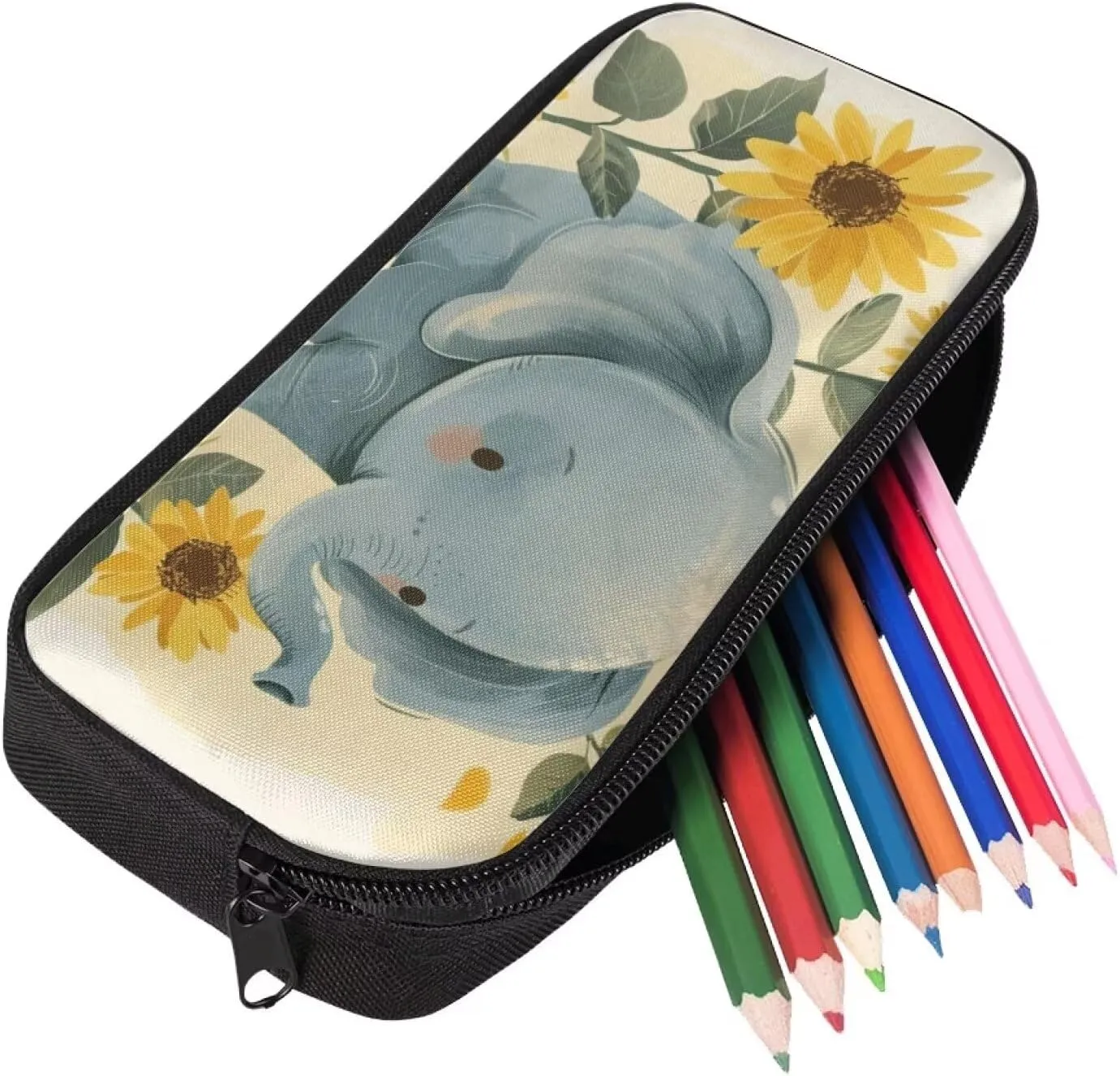 Elephant Backpacks for Girls 10-12 with Lunchbox Kids Backpack Boys Elementary School Casual Daypack Travel Rucksack with Water Bottle Pocket