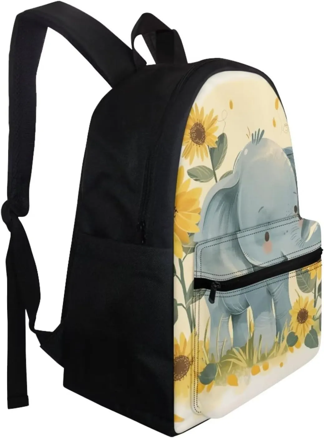 Elephant Backpacks for Girls 10-12 with Lunchbox Kids Backpack Boys Elementary School Casual Daypack Travel Rucksack with Water Bottle Pocket