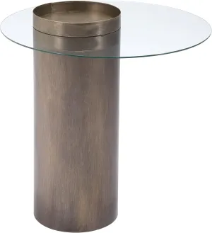 EMI End Table Antique Gold