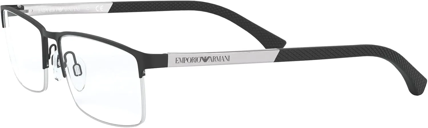 Emporio Armani Men's Ea1041 Rectangular Sunglasses