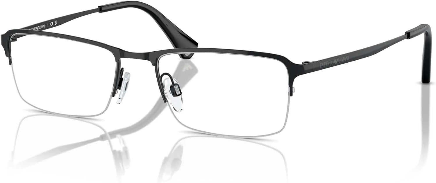 Emporio Armani Men's Ea1044td Rectangular Prescription Eyewear Frames