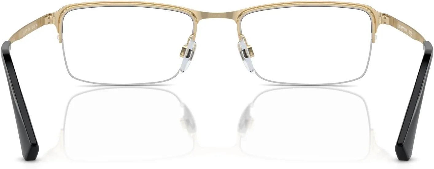 Emporio Armani Men's Ea1044td Rectangular Prescription Eyewear Frames
