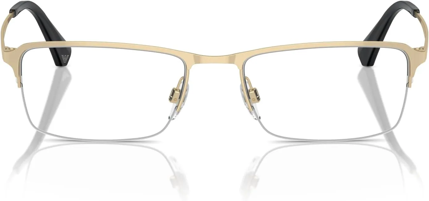 Emporio Armani Men's Ea1044td Rectangular Prescription Eyewear Frames